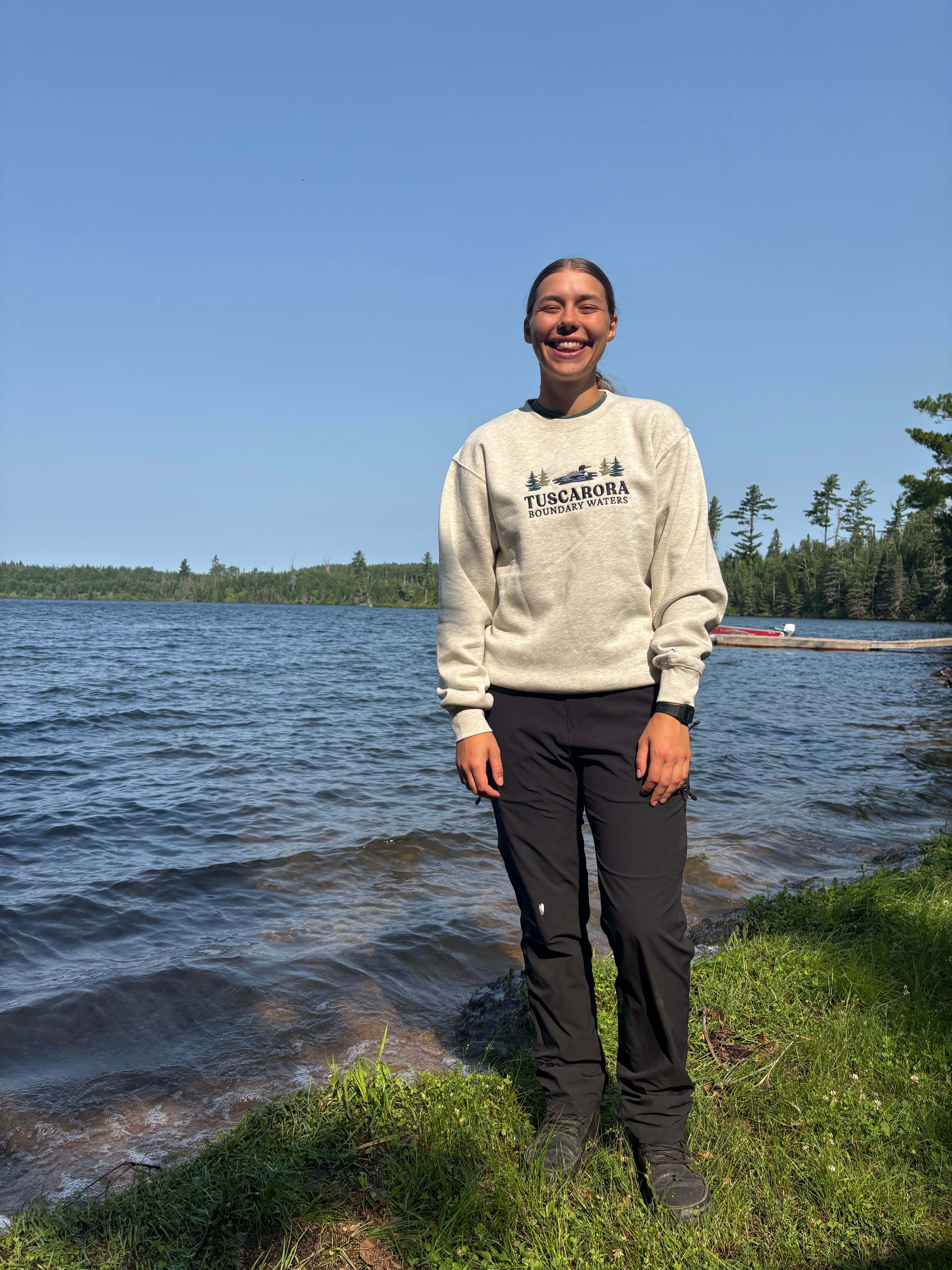 Tuscarora BW Loon Crewneck