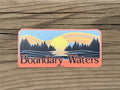 Golden Horizons Boundary Waters Sticker