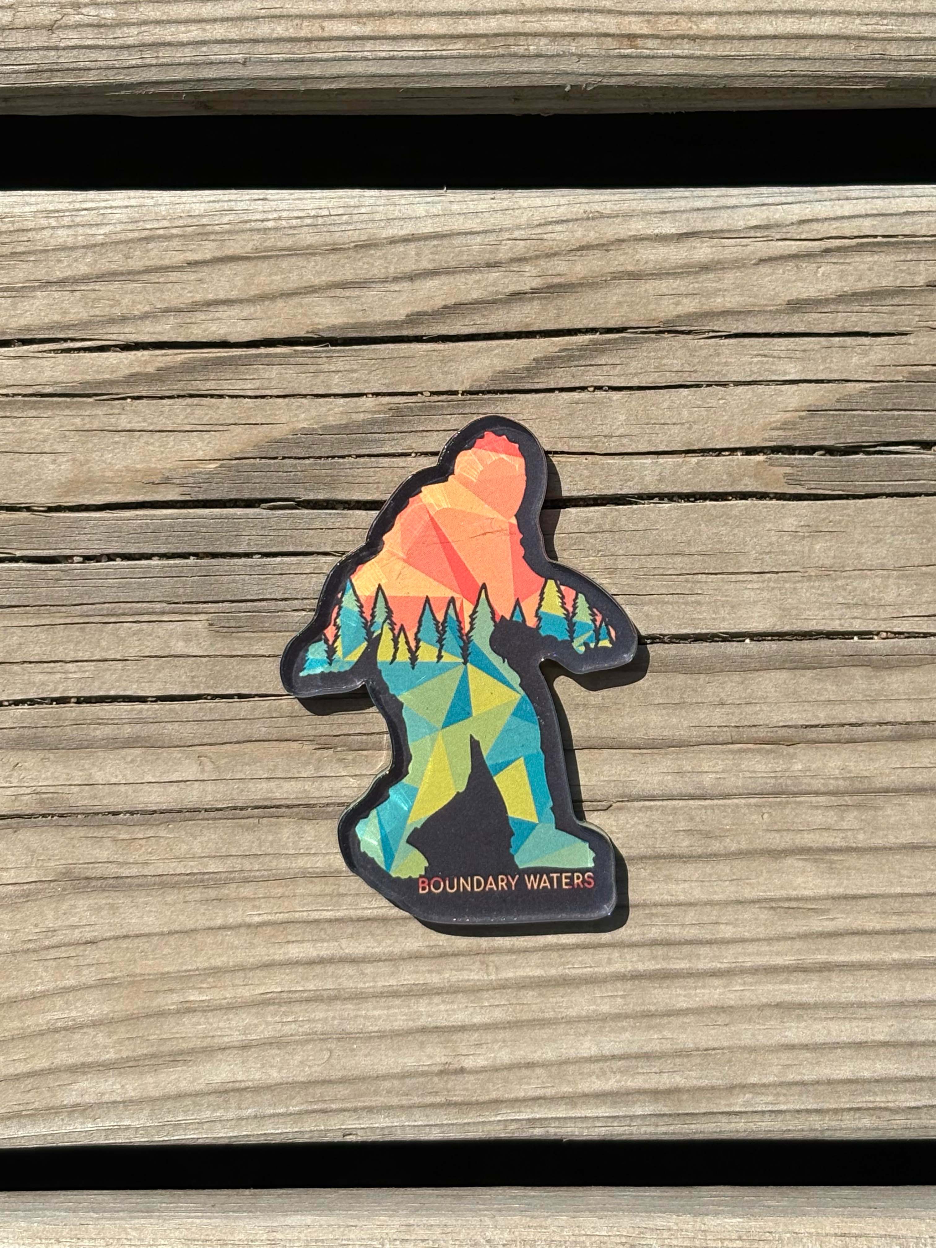 Boundary Waters Bigfoot Magnet